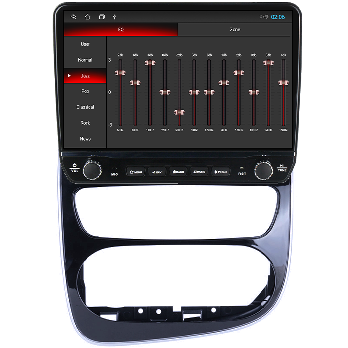 Navigatie dedicata Renault Clio 4 BH98 KH98 2012-2018 Tesla cu butoane rotative model 2024, 4GB RAM 64GB ROM, Procesor Quadcore, Android 14, Display QLED 10", DSP, Carplay&Android Auto [2]