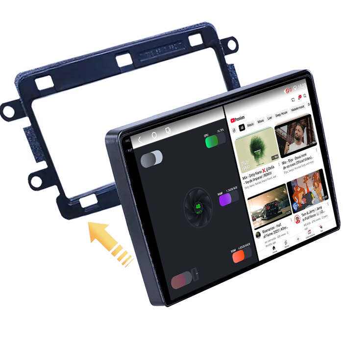 Navigatie dedicata Renault Sandero Dacia Duster Captur Lada Xray, 8GB RAM 128GB ROM, Octacore, Platforma TS18, Android 14, Display QLED 9", Suporta camera 360", DSP, Carplay&Android Auto, SIM 4G, V [3]