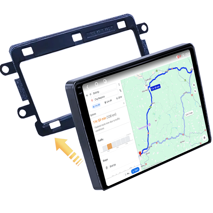 Navigatie dedicata Renault Sandero Dacia Duster Captur Lada Xray, 8GB RAM 128GB ROM, Octacore, Platforma TS18, Android 14, Display QLED 9", Suporta camera 360", DSP, Carplay&Android Auto, SIM 4G, V [4]