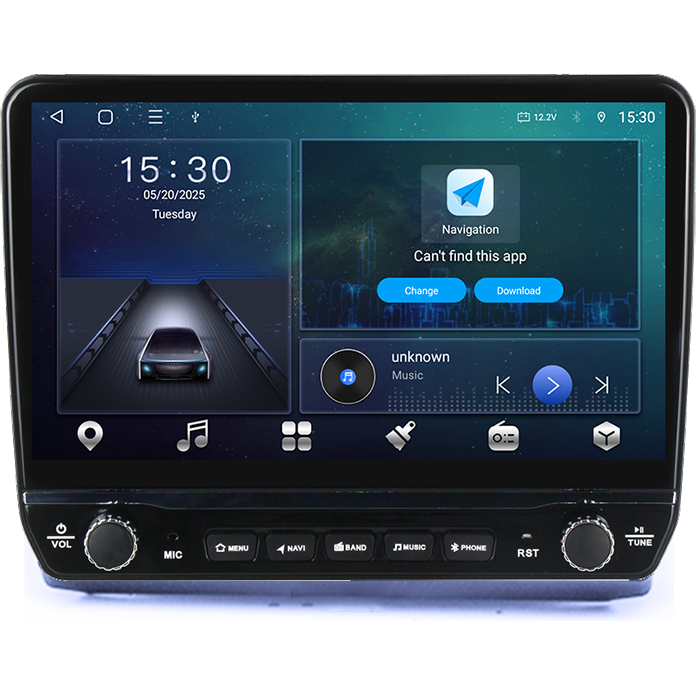 Navigatie dedicata Renault Trafic 2004-2010 Tesla cu butoane rotative model 2024, 4GB RAM 64GB ROM, Procesor Quadcore, Android 14, Display QLED 10", DSP, Carplay&Android Auto [6]