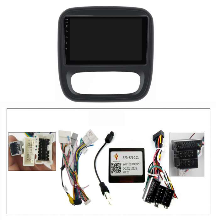 Navigatie dedicata Renault Trafic 2014-2018, 4 GB RAM 32 ROM, Android 13, Display QLED, 9", DSP, Carplay, Android Auto, Internet, Youtube , Waze , WI-FI , USB , Bluetooth [8]