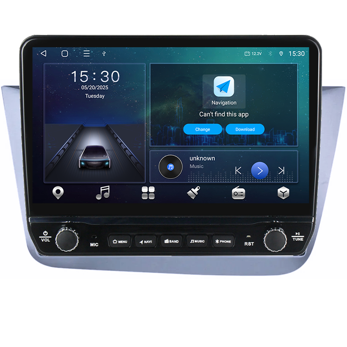 Navigatie dedicata Seat Altea 2004-2015 Tesla cu butoane rotative model 2024, 4GB RAM 64GB ROM, Procesor Quadcore, Android 14, Display QLED 10", DSP, Carplay&Android Auto [6]