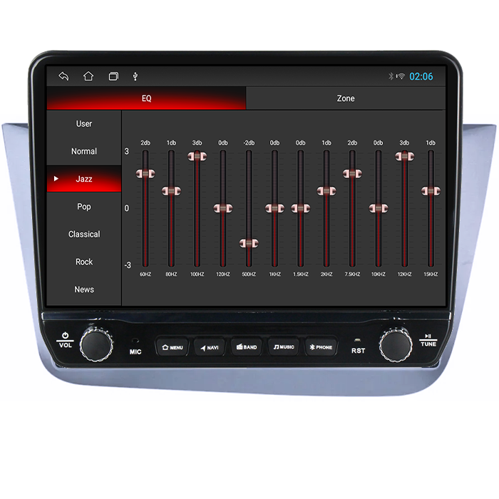 Navigatie dedicata Seat Altea 2004-2015 Tesla cu butoane rotative model 2024, 4GB RAM 64GB ROM, Procesor Quadcore, Android 14, Display QLED 10", DSP, Carplay&Android Auto [2]
