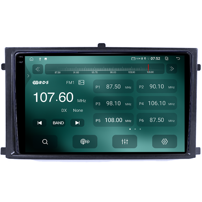 Navigatie dedicata Rexton 2020+&XLV 2015+, 4GB RAM 64GB ROM, Quadcore, Android 14, Display QLED 1K, 9", DSP, Carplay&Android Auto, Suport camere AHD [3]