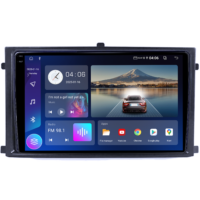 Navigatie dedicata Rexton 2020+&XLV 2015+, 4GB RAM 64GB ROM, Quadcore, Android 14, Display QLED 1K, 9", DSP, Carplay&Android Auto, Suport camere AHD [2]