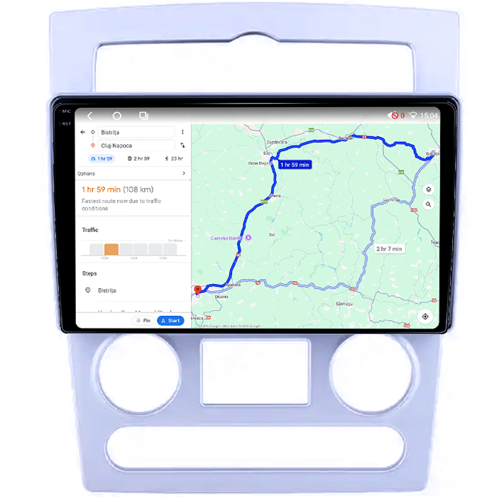 Navigatie dedicata Rohens Coupe 2004-2006, 4GB RAM 64GB ROM, Octacore, Android 14, Display QLED 1K 9", Carplay&Android Auto, SIM 4G, Ventilator Activ [5]