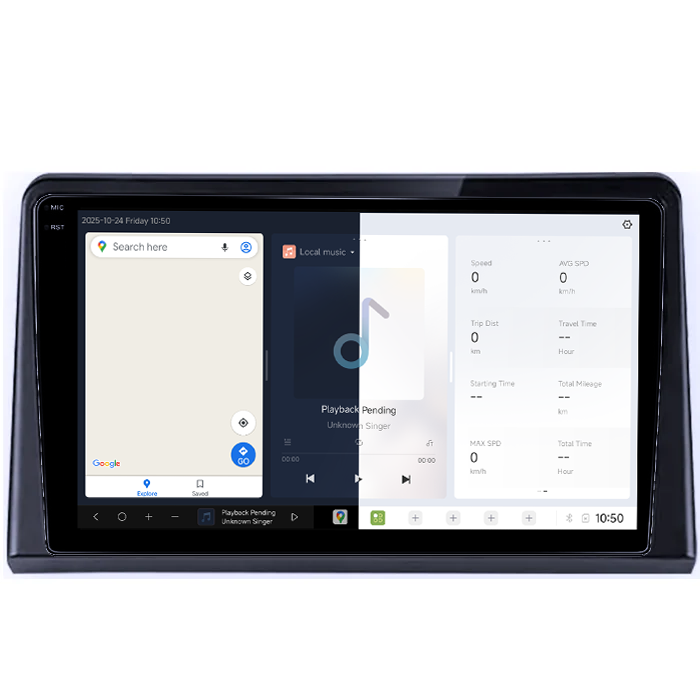 Navigatie dedicata Hyundai Coupe 2004, DUDU3, 4GB RAM 64GB ROM, Octacore, Platforma 8581, Android, Display QLED 9", DSP, Carplay&AndroidAuto [2]