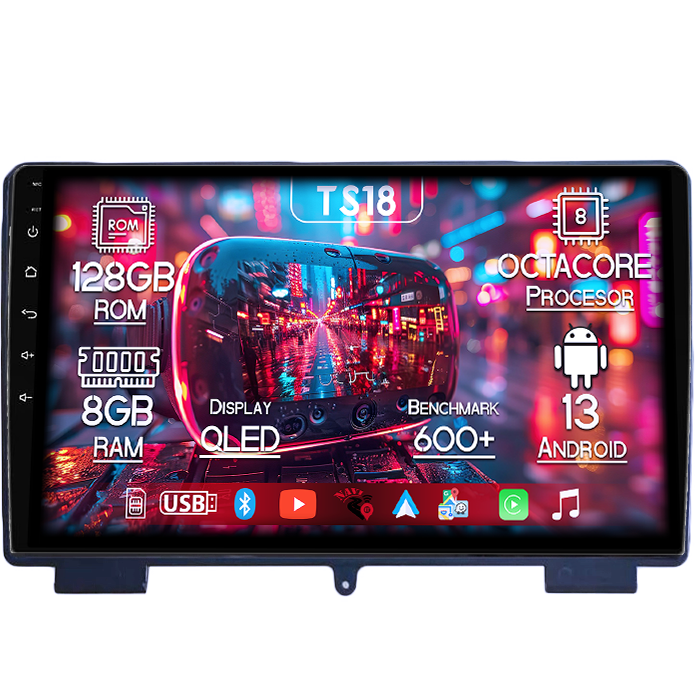 Navigatie dedicata Rohens Coupe 2009-2011, 8GB RAM 128GB ROM, Octacore, Platforma TS18, Android 13, Display QLED 9”, Suporta camera 360º, DSP, Carplay&Android Auto, SIM 4G, Ventilator Activ [1]