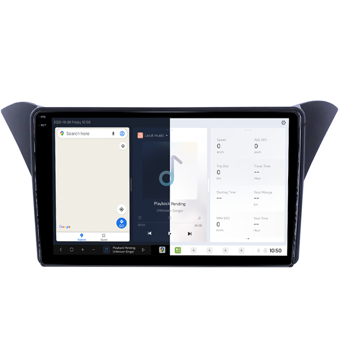 Navigatie dedicata Rohens Coupe 2012, DUDU3, 4GB RAM 64GB ROM, Octacore, Platforma 8581, Android, Display QLED 9", DSP, Carplay&AndroidAuto [2]