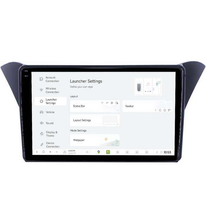 Navigatie dedicata Rohens Coupe 2012, DUDU3, 4GB RAM 64GB ROM, Octacore, Platforma 8581, Android, Display QLED 9", DSP, Carplay&AndroidAuto [5]