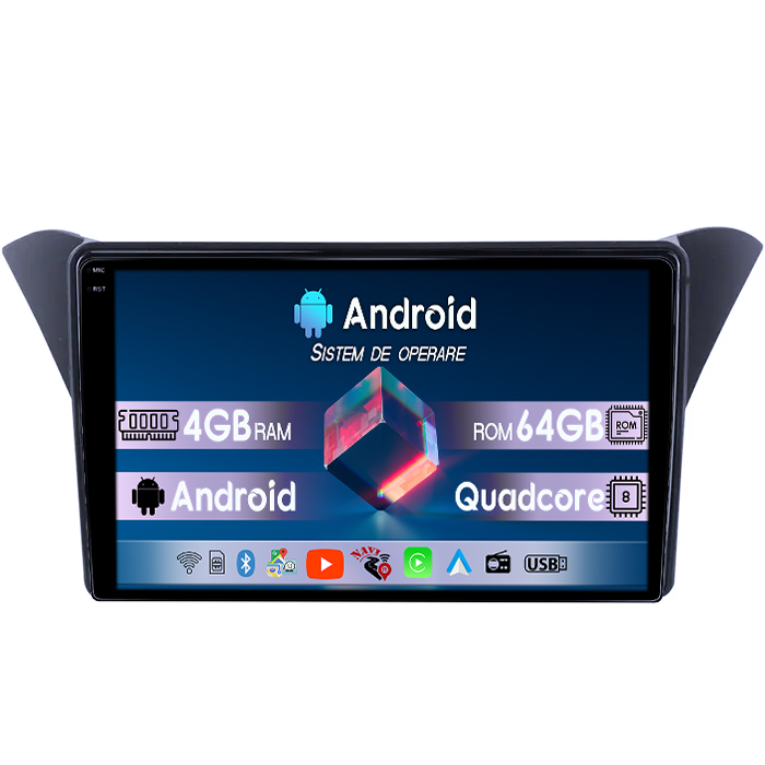 Navigatie dedicata Rohens Coupe 2012,4GB RAM 64GB ROM, Quad Core, Display 9" QLED 1K, Carplay, Android 14, Bluetooth, Magazin Play, Suport Camere AHD [1]