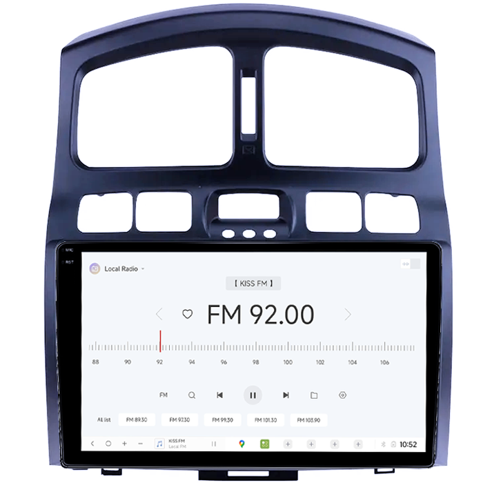 Navigatie dedicata Hyundai Santa Fe 2000-2012, DUDU3, 4GB RAM 64GB ROM, Octacore, Platforma 8581, Android, Display QLED 9", DSP, Carplay&AndroidAuto [4]
