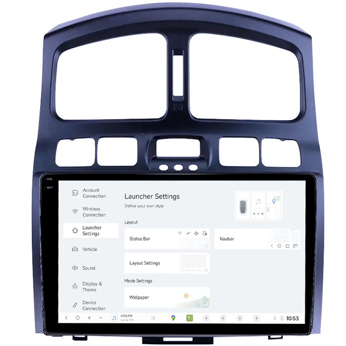 Navigatie dedicata Hyundai Santa Fe 2000-2012, DUDU3, 4GB RAM 64GB ROM, Octacore, Platforma 8581, Android, Display QLED 9", DSP, Carplay&AndroidAuto [5]
