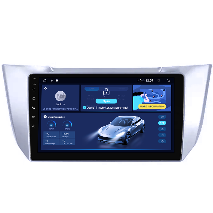 Navigatie dedicata RX300 RX330 RX350 RX400H 2003-2009, 8GB RAM 128GB ROM, Octacore, Platforma 7862,Android 13, Display QLED 10”, Suporta camera 360º, DSP, Carplay&Android Auto, SIM 4G, Ventilator Acti [2]