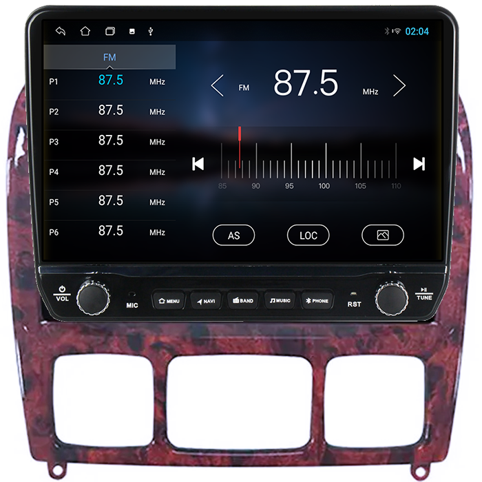 Navigatie dedicata Mercedes S-Class 1998-2005 Tesla cu butoane rotative model 2024, 4GB RAM 64GB ROM, Procesor Quadcore, Android 14, Display QLED 10", DSP, Carplay&Android Auto [3]