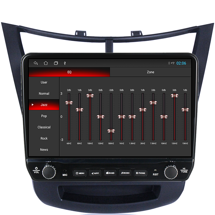 Navigatie dedicata Chevrolet Sail 2015-2018 Tesla cu butoane rotative model 2024, 4GB RAM 64GB ROM, Procesor Quadcore, Android 14, Display QLED 10", DSP, Carplay&Android Auto [3]