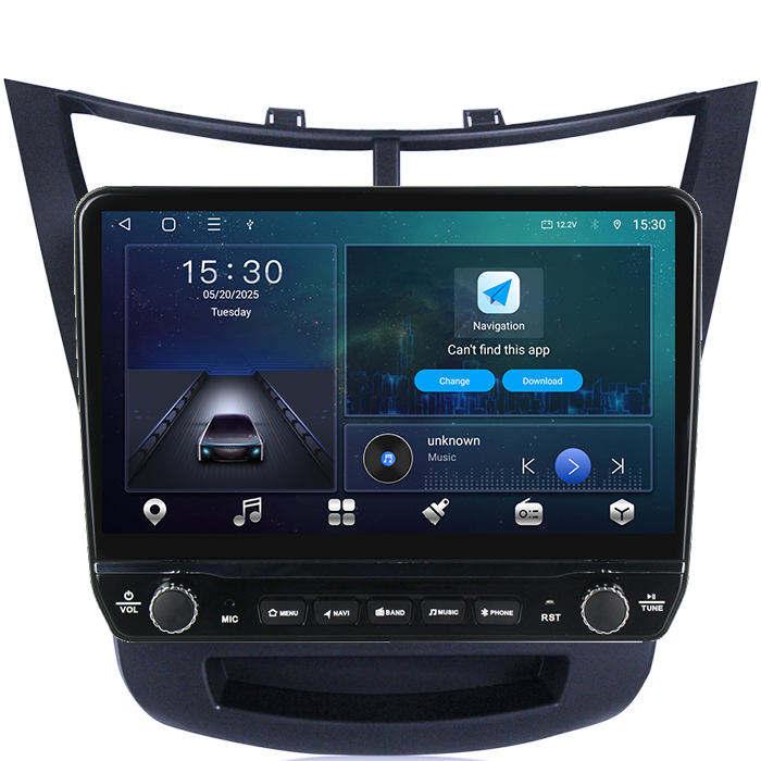 Navigatie dedicata Chevrolet Sail 2015-2018 Tesla cu butoane rotative model 2024, 4GB RAM 64GB ROM, Procesor Quadcore, Android 14, Display QLED 10", DSP, Carplay&Android Auto [8]