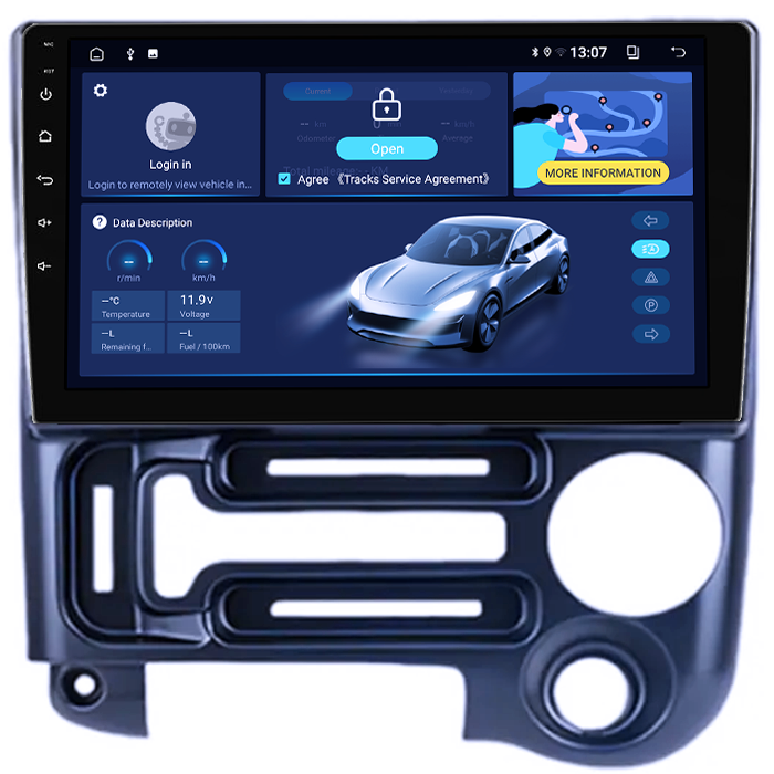 Navigatie dedicata Santro 2006-2015, 4GB RAM 64GB ROM, Octacore, Android 14, Display QLED 9", DSP, Carplay&Android Auto, SIM 4G, Ventilator Activ [2]