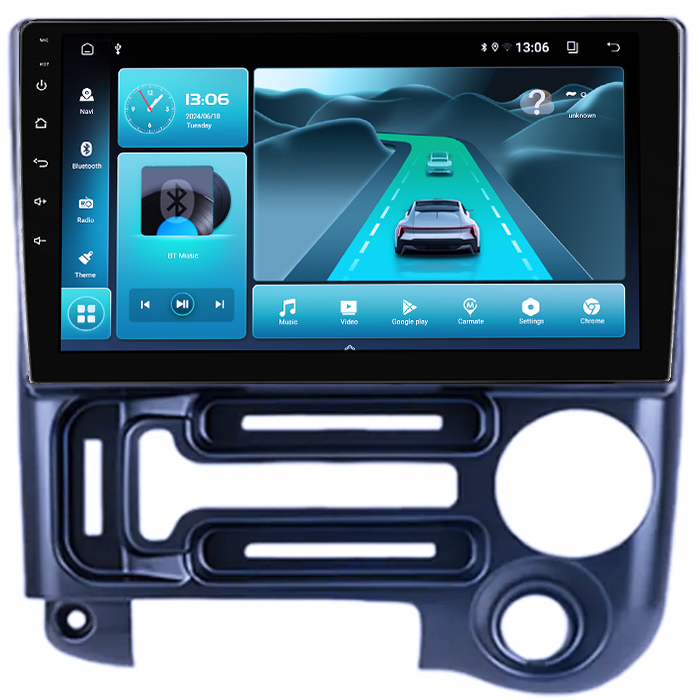Navigatie dedicata Santro 2006-2015, 4GB RAM 64GB ROM, Octacore, Android 14, Display QLED 9", DSP, Carplay&Android Auto, SIM 4G, Ventilator Activ [3]