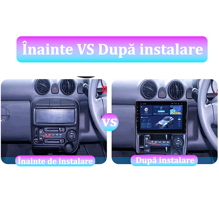 Navigatie dedicata Santro 2006-2015, 4GB RAM 64GB ROM, Octacore, Android 14, Display QLED 9", DSP, Carplay&Android Auto, SIM 4G, Ventilator Activ [5]