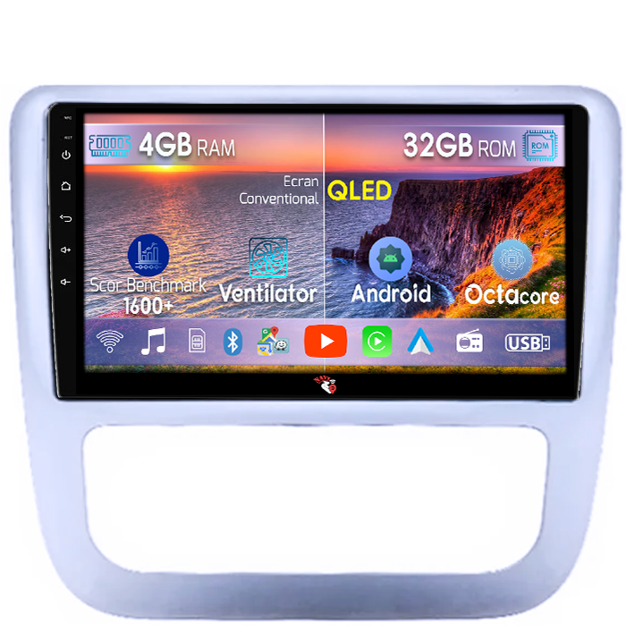Navigatie dedicata Scirocco 2009-2014, 4 GB RAM 32 ROM, Android 14, 9", DSP, Carplay, Android Auto, Internet, Youtube, Waze, WI-FI, USB, Bluetooth [1]