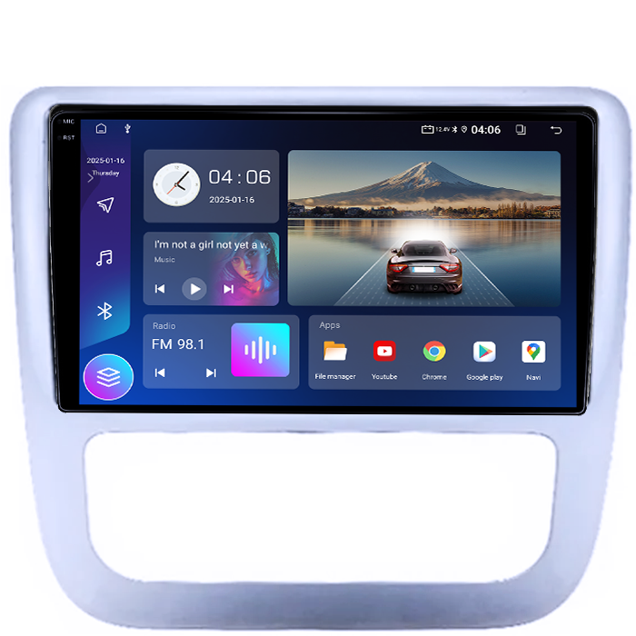 Navigatie dedicata Scirocco 2009-2014, 4GB RAM 64GB ROM, Quad Core, Display 9" QLED 1K, Carplay, Android 14, Bluetooth, Magazin Play, Suport Camere AHD [2]