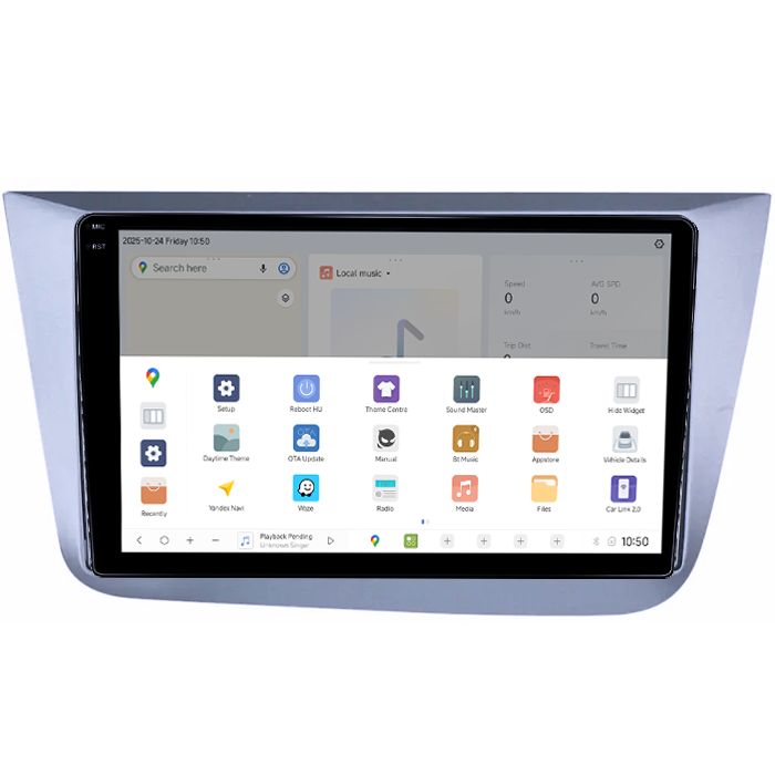 Navigatie dedicata Seat Leon 2005-2012, DUDU3, 4GB RAM 64GB ROM, Octacore, Platforma 8581, Android, Display QLED 9", DSP, Carplay&AndroidAuto [3]