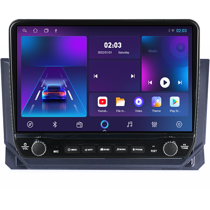 Navigatie dedicata Seat Ibiza 2017-2020 Tesla cu butoane rotative model 2024, 4GB RAM 64GB ROM, Procesor Quadcore, Android 14, Display QLED 10", DSP, Carplay&Android Auto [5]