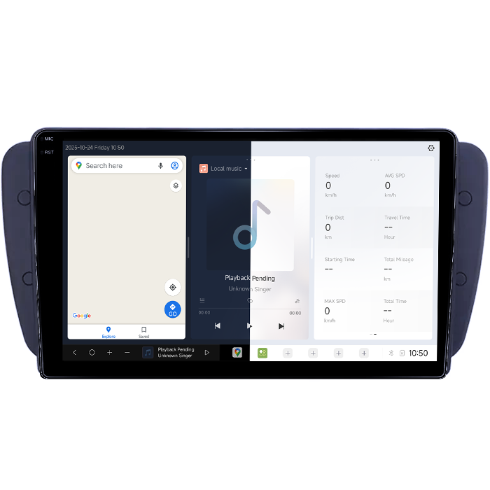 Navigatie dedicata Seat Ibiza 2009-2013, DUDU3, 4GB RAM 64GB ROM, Octacore, Platforma 8581, Android, Display QLED 9", DSP, Carplay&AndroidAuto [2]
