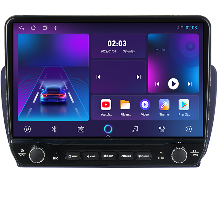 Navigatie dedicata Seat Ibiza 2009-2013 Tesla cu butoane rotative model 2024, 4GB RAM 64GB ROM, Procesor Quadcore, Android 14, Display QLED 10", DSP, Carplay&Android Auto [5]