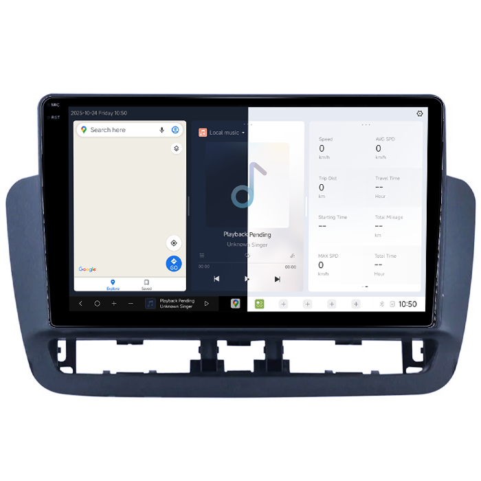 Navigatie dedicata Seat Ibiza 4 2014-2017, DUDU3, 4GB RAM 64GB ROM, Octacore, Platforma 8581, Android, Display QLED 9", DSP, Carplay&AndroidAuto [2]