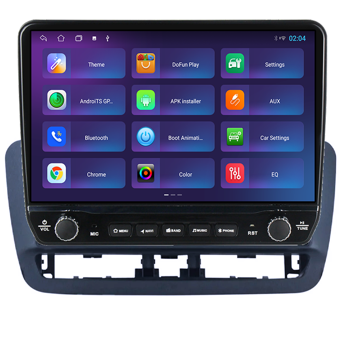 Navigatie dedicata Seat Ibiza 4 2014-2017 Tesla cu butoane rotative model 2024, 4GB RAM 64GB ROM, Procesor Quadcore, Android 14, Display QLED 10", DSP, Carplay&Android Auto [4]