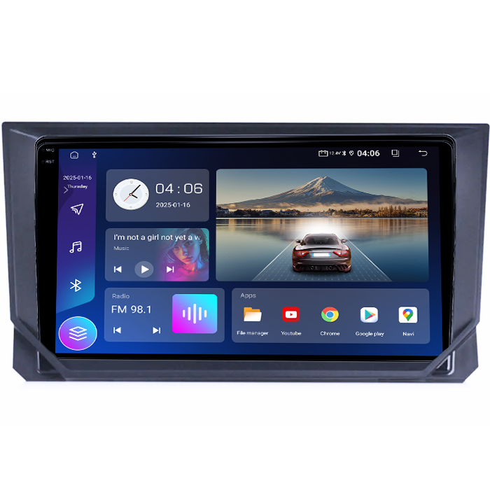 Navigatie dedicata Seat Ibiza 2017-2020, 4GB RAM 64GB ROM, Quad Core, Display 9" QLED 1K, Carplay, Android 14, Bluetooth, Magazin Play, Suport Camere AHD [4]