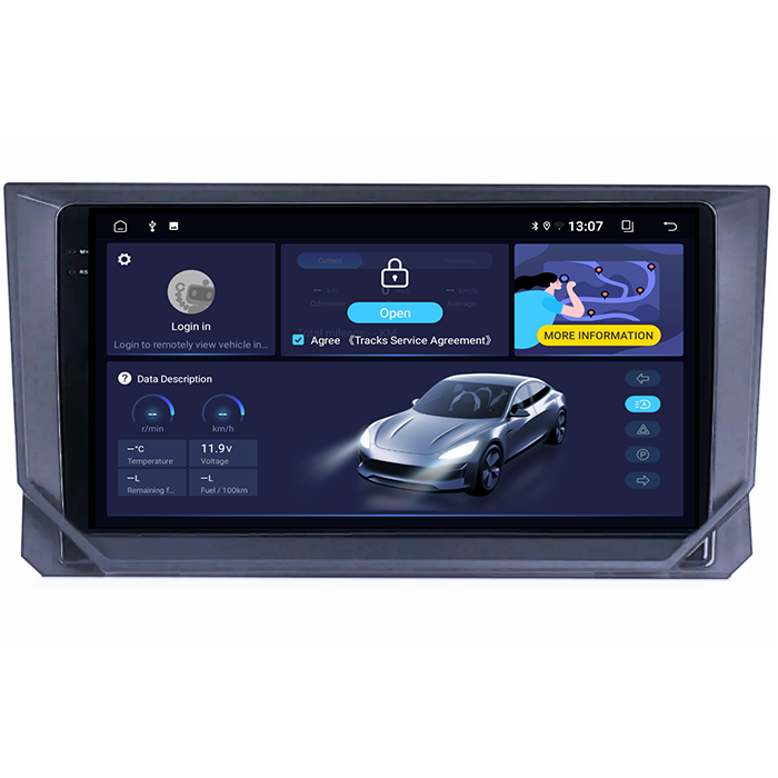 Navigatie dedicata Seat Ibiza 2017-2020, 8GB RAM 128GB ROM, Octacore, Platforma TS18, Android 13, Display QLED 9”, Suporta camera 360º, DSP, Carplay&Android Auto, SIM 4G, Ventilator Activ [3]