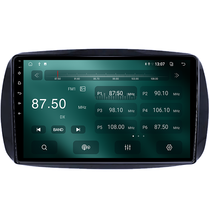 Navigatie dedicata Smart Fortwo 2014+, 12GB RAM 256GB ROM, Android 14, Rezolutie 2K, Display QLED, 10", DSP, Carplay, Android Auto, Internet, Youtube, Waze, Wi Fi, USB [3]