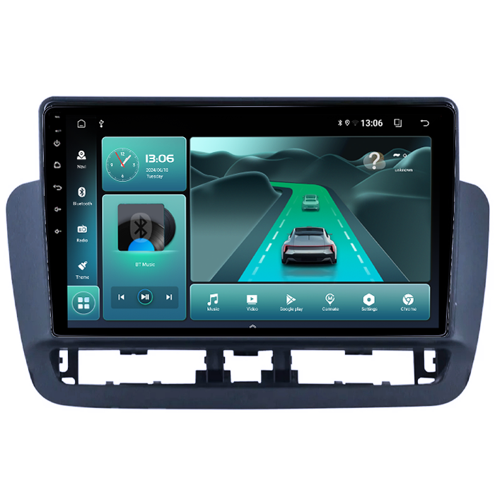 Navigatie dedicata Seat Ibiza 4 2014-2017, 4GB RAM 64GB ROM, Quad Core, Display 9" QLED 1K, Carplay, Android 14, Bluetooth, Magazin Play, Suport Camere AHD [2]