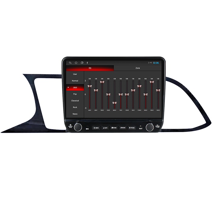 Navigatie dedicata Seat Leon 2012-2018 Tesla cu butoane rotative model 2024, 4GB RAM 64GB ROM, Procesor Quadcore, Android 14, Display QLED 10", DSP, Carplay&Android Auto [2]