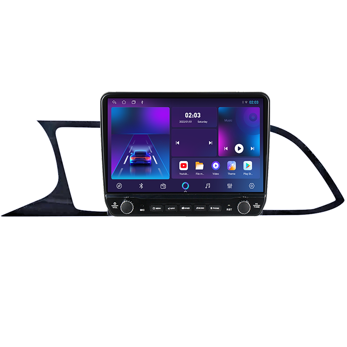 Navigatie dedicata Seat Leon 2012-2018 Tesla cu butoane rotative model 2024, 4GB RAM 64GB ROM, Procesor Quadcore, Android 14, Display QLED 10", DSP, Carplay&Android Auto [5]