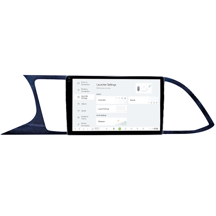 Navigatie dedicata Seat Leon 2012-2018, DUDU3, 4GB RAM 64GB ROM, Octacore, Platforma 8581, Android, Display QLED 9", DSP, Carplay&AndroidAuto [5]