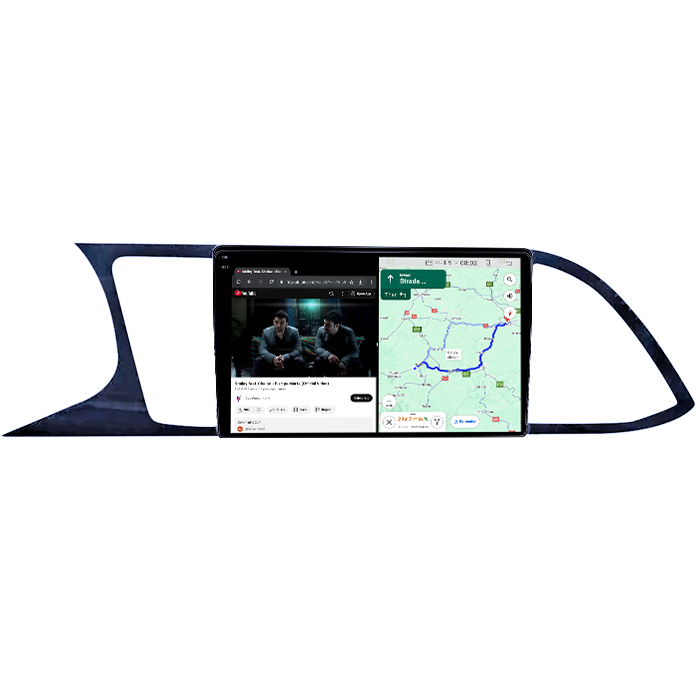 Navigatie dedicata Seat Leon 2012-2018, 4GB RAM 64GB ROM, Quad Core, Display 9" QLED 1K, Carplay, Android 14, Bluetooth, Magazin Play, Suport Camere AHD [6]