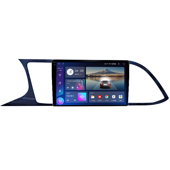 Navigatie dedicata Seat Leon 2012-2018, 4GB RAM 64GB ROM, Quad Core, Display 9" QLED 1K, Carplay, Android 14, Bluetooth, Magazin Play, Suport Camere AHD [4]