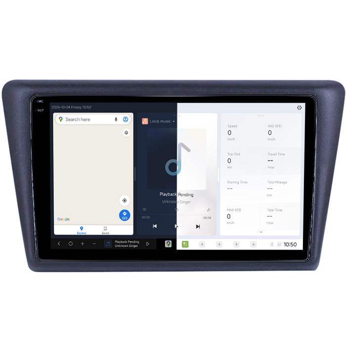 Navigatie dedicata Skoda Rapid 2013-2017, DUDU3, 4GB RAM 64GB ROM, Octacore, Platforma 8581, Android, Display QLED 9", DSP, Carplay&AndroidAuto [2]