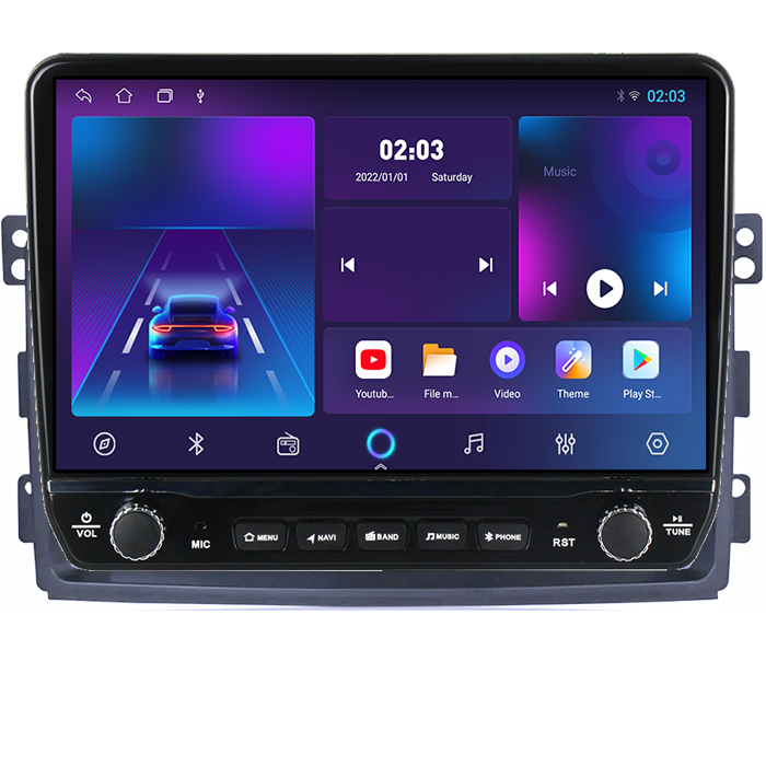 Navigatie dedicata Smart Fortwo 2006-2011 Tesla cu butoane rotative model 2024, 4GB RAM 64GB ROM, Procesor Quadcore, Android 14, Display QLED 10", DSP, Carplay&Android Auto [5]