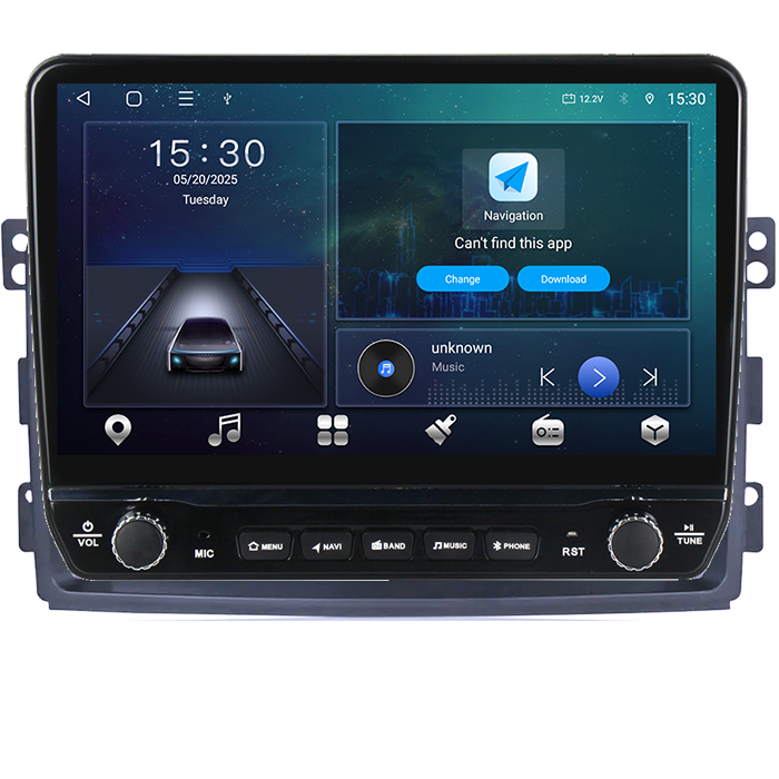 Navigatie dedicata Smart Fortwo 2006-2011 Tesla cu butoane rotative model 2024, 4GB RAM 64GB ROM, Procesor Quadcore, Android 14, Display QLED 10", DSP, Carplay&Android Auto [6]