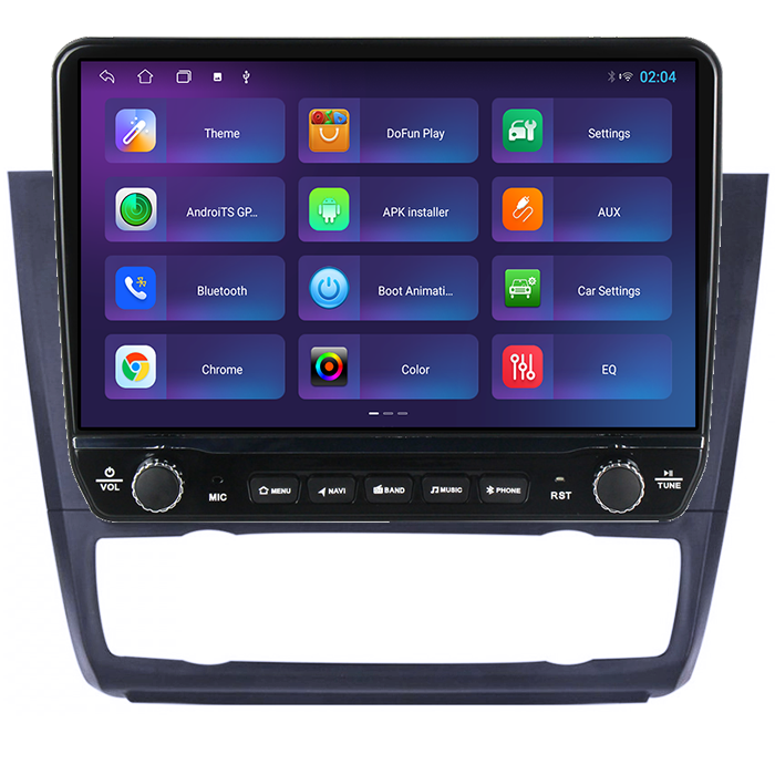 Navigatie dedicata Seria 1 2008-2012 (AB) Tesla cu butoane rotative model 2024, 4GB RAM 64GB ROM, Procesor Quadcore, Android 14, Display QLED 10", DSP, Carplay&Android Auto [4]