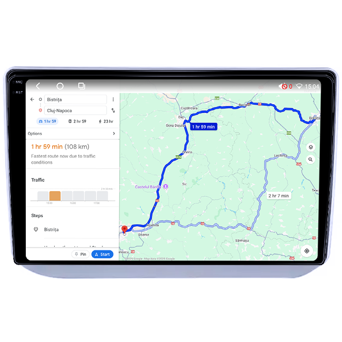 Navigatie dedicata Skoda Fabia 2007-2014, 4GB RAM 64GB ROM, Octacore, Android 14, Display QLED 1K 10", Carplay&Android Auto, SIM 4G, Ventilator Activ [4]