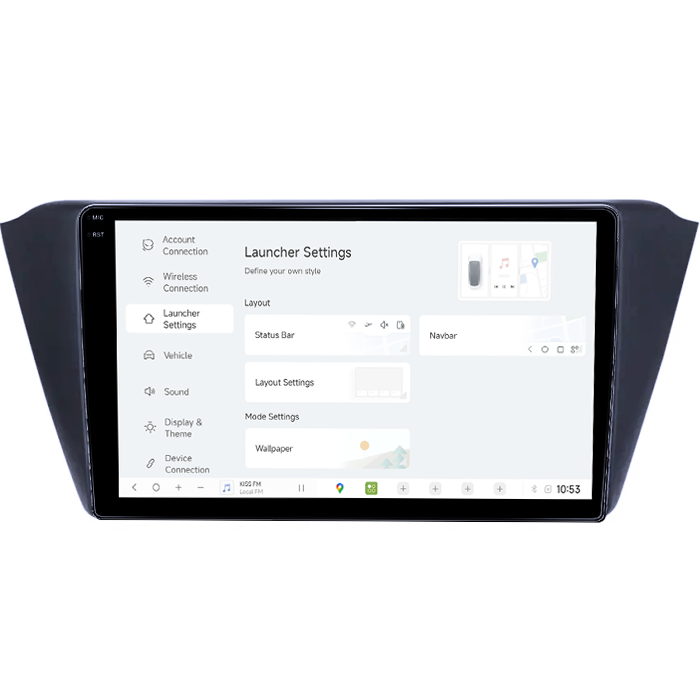 Navigatie dedicata Skoda Fabia 2015, DUDU3, 4GB RAM 64GB ROM, Octacore, Platforma 8581, Android, Display QLED 9", DSP, Carplay&AndroidAuto [5]