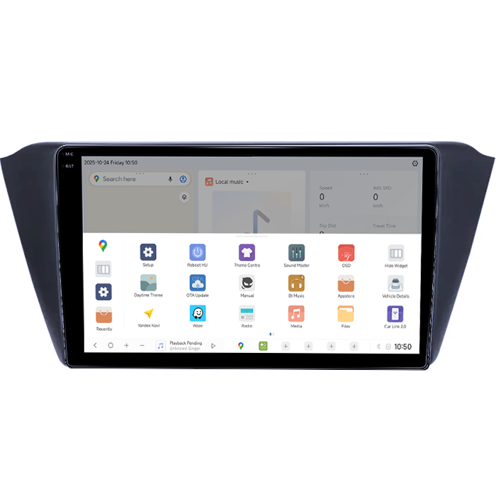 Navigatie dedicata Skoda Fabia 2015, DUDU3, 4GB RAM 64GB ROM, Octacore, Platforma 8581, Android, Display QLED 9", DSP, Carplay&AndroidAuto [3]