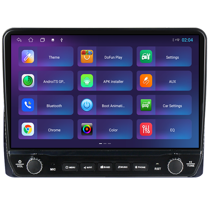 Navigatie dedicata Skoda Kodiaq Tesla cu butoane rotative model 2024, 4GB RAM 64GB ROM, Procesor Quadcore, Android 14, Display QLED 10", DSP, Carplay&Android Auto [4]