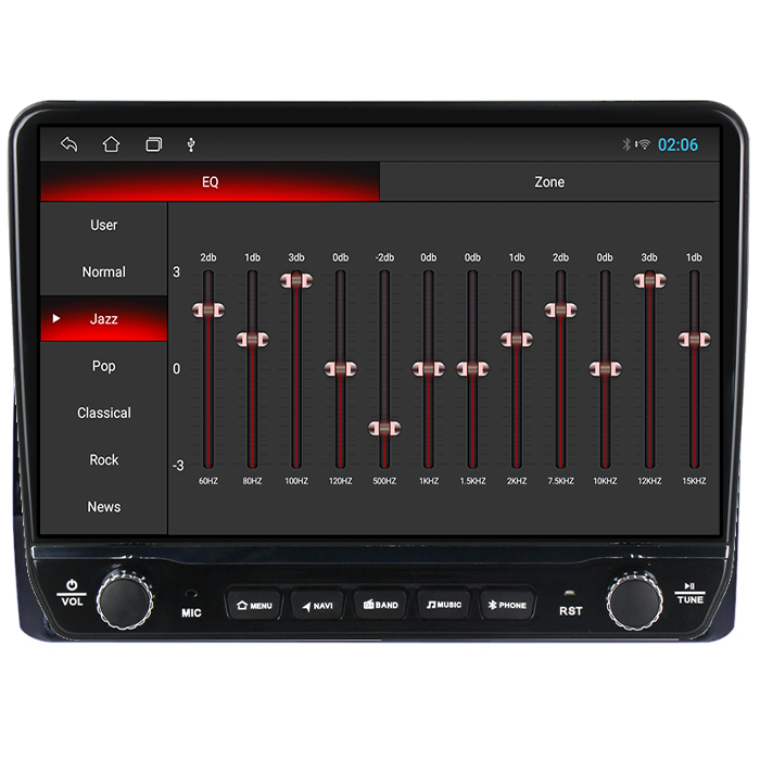 Navigatie dedicata Skoda Kodiaq Tesla cu butoane rotative model 2024, 4GB RAM 64GB ROM, Procesor Quadcore, Android 14, Display QLED 10", DSP, Carplay&Android Auto [2]